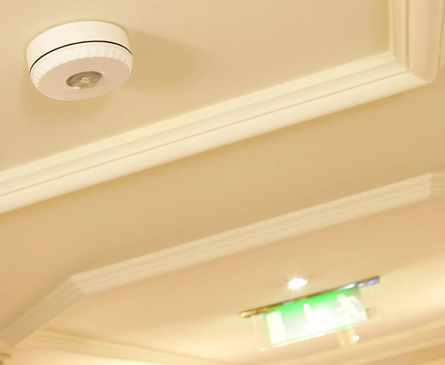 Eaton fire solista lx-white ceiling coridoor application