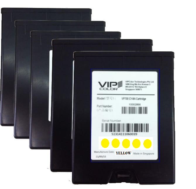 VIPColor VP600 Assy Ink Cartridge Y