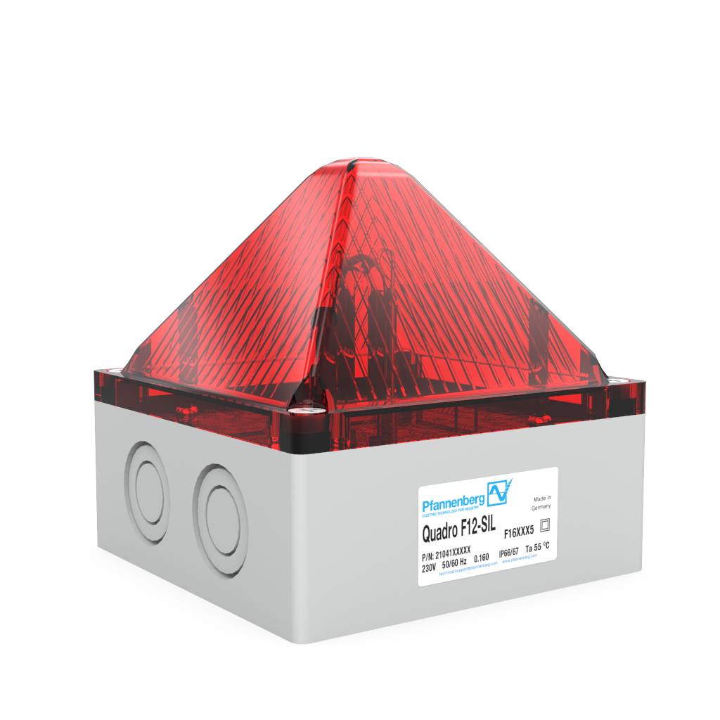 PFANNENBERG QUADRO F12-SIL 24 DC RD