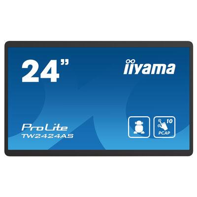 iiyama ProLite TW2424AS-B1, Projected Capacitive, 10 TP, Full HD, USB, USB-C, Ethernet, Android, black 