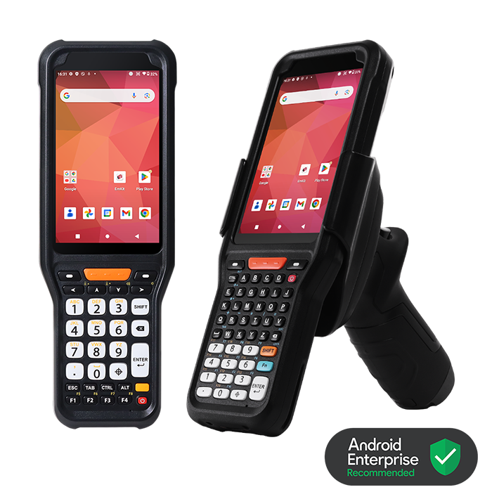 Point Mobile PM352 - Wi-Fi 6E, BT, NFC, SE4770, Numeric (shifted alpha), STD, 4G/64G, Android 13 GMS R-Cam
