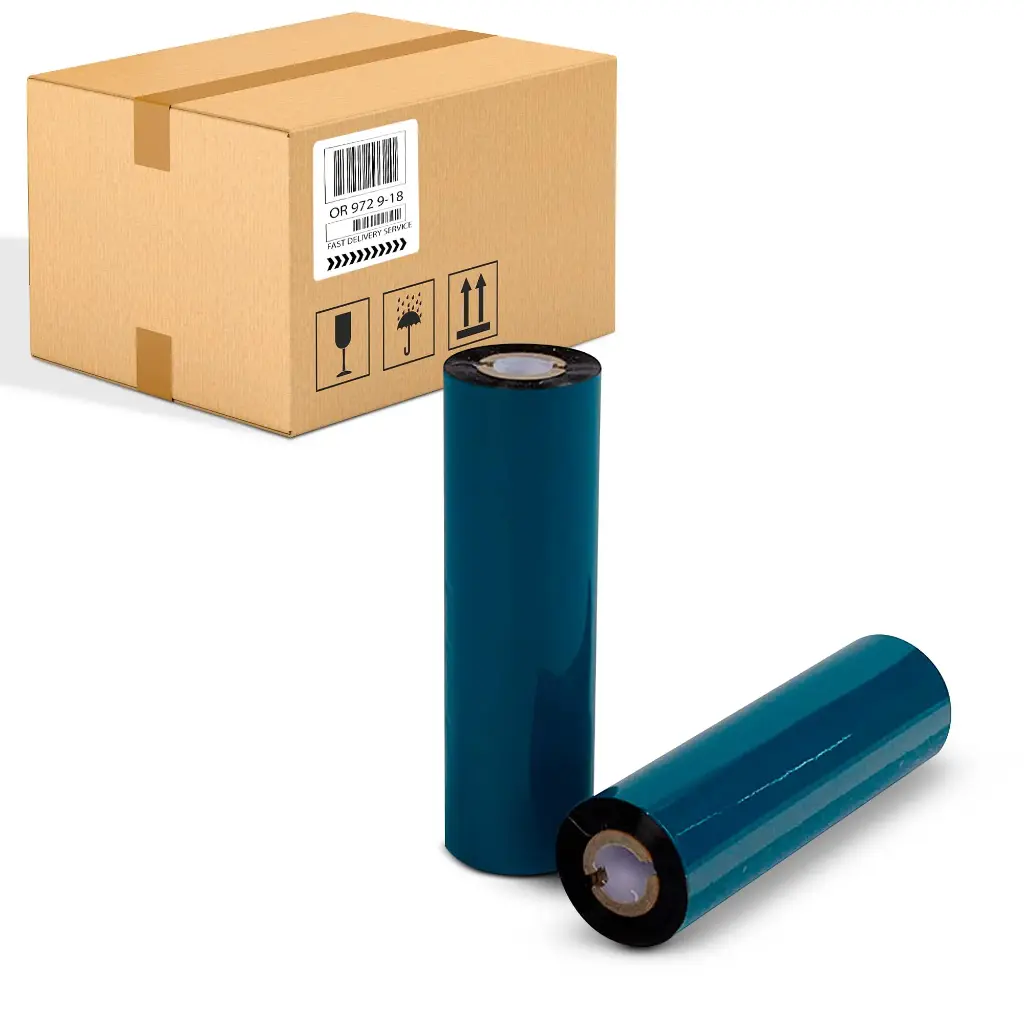 Ribbon Wax Premium 50mm x 300M Outside 1"core (Box of 30)