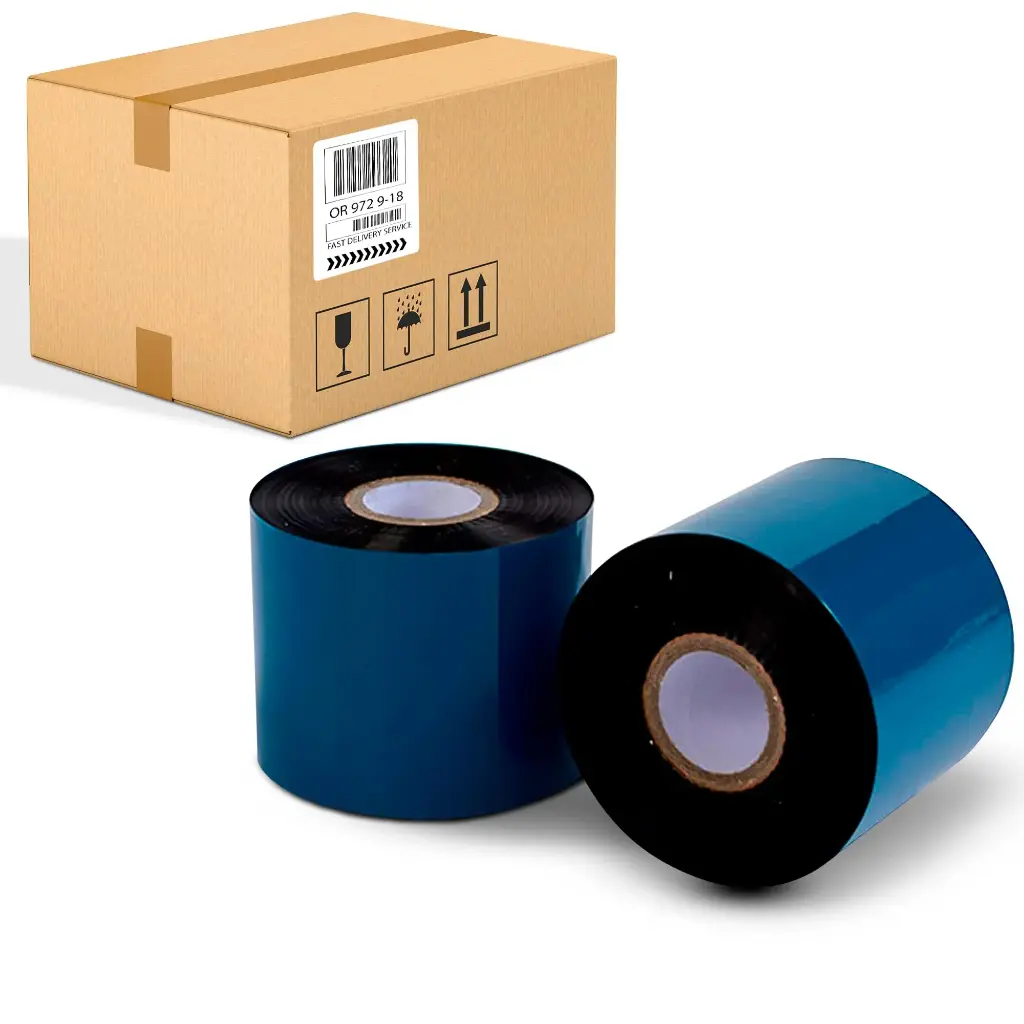 Ribbon Wax Premium 60mm x 450M Outside 1"core (Box of 12)