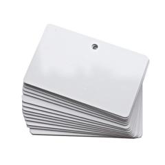 Cartes PVC haute qualité perfor ronde horizontal 86x54mm- 0.50mm(5x100pcs)