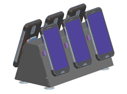 [SDT-6SLOT] SDT-121 6 Slot Charging cradle with EU power cable