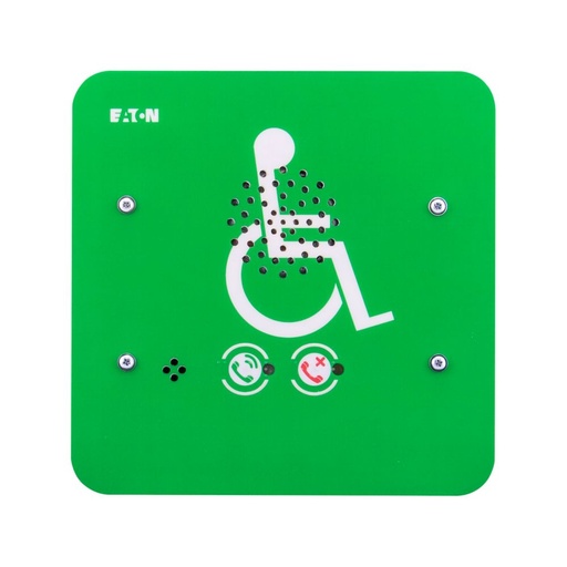 [TB16-GF] Vocall 16 EVCS - Type B Outstation (Green, Flush Mount)