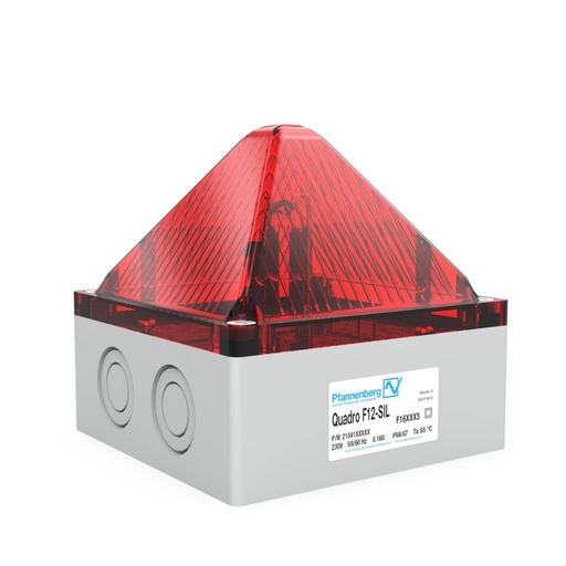 [21041805601] PFANNENBERG QUADRO F12-SIL 24 DC RD